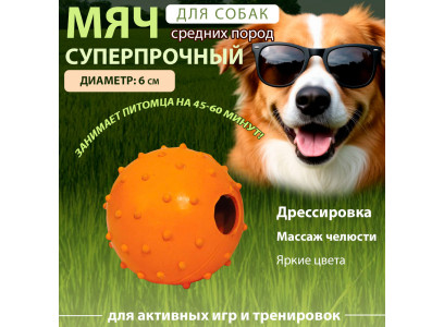 Игрушка Для Собак Triol (Триол) Мяч-Погремушка 2,5см 6см J-3-130 