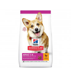 Hills (Хиллс) Science Plan Adult Small & Mini Chicken Сухой Корм Для Собак Миниатюрных и Мелких Пород Курица 1,5кг