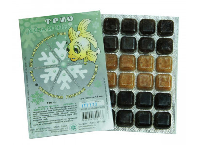 Корм Для Рыб Аква Меню Трио Замороженный Блистер 100мл 