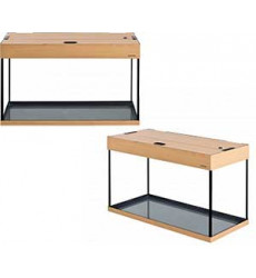 Аквариум AquaPlus (Аква Плюс) LUX П120 Прямоугольный 115л 80*35*43см Бук Со Светильником 2*18вт