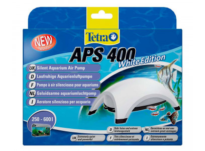 Компрессор Для Аквариума Tetra (Тетра) АPS 400 Белый До 250-600л 400л/ч Двухканальный
 