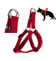 Шлейка Для Собак Dezzie (Деззи) 1*25-40см Нейлон Красная 5609036