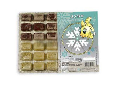 Корм Для Рыб Аква Меню Дуэт Замороженный Блистер 100мл  