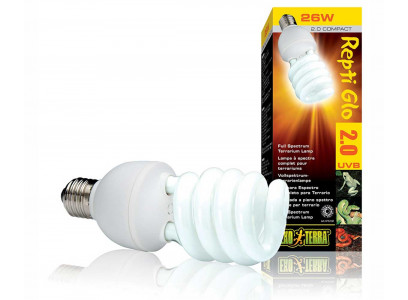 Лампа Для Террариума Hagen (Хаген) Repti-Glo 2.0 Compact 26Вт Рт-2191 