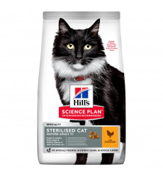 Hills (Хиллс) Science Plan Sterilised Cat Mature Adult 7+ Сухой Корм Для Стерилизованных Кошек Старше 7 Лет Курица 1,5кг 