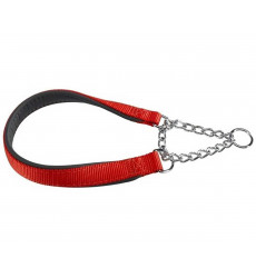 Ошейник Для Собак Крупных Пород Ferplast (Ферпласт) Daytona Удавка на Цепочке CSS 25мм*60см Нейлон Красный