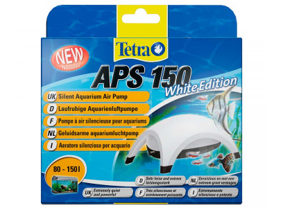 Компрессор Для Аквариума Tetra (Тетра) APS-150 Белый До 80-150л 150л/ч Одноканальный 