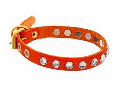 Ошейник Для Собак Брава №14 Стразы Арт650