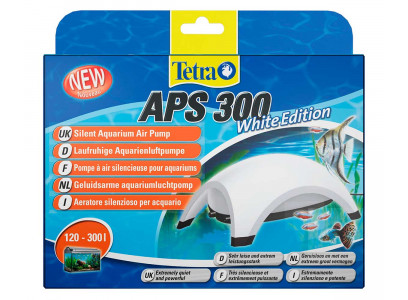 Компрессор Для Аквариума Tetra (Тетра) APS-300 Белый До 120-300л 300л/ч Одноканальный 212510  