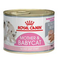 Консервы Royal Canin (Роял Канин) Для Котят до 4 Месяцев, Беременных и Кормящих Кошек Мусс Mother & Babycat 195г