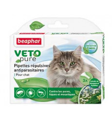Капли Beaphar (Беафар) Veto Pure От Блох и Клещей Для Кошек (1*3) 15616