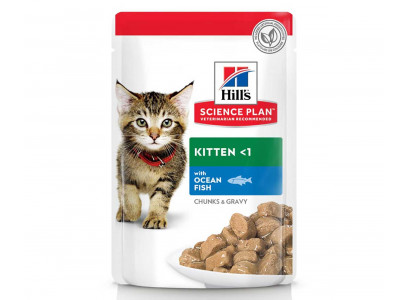 Hills (Хиллс) Science Plan Kitten Ocean Fish Влажный Корм Для Котят Океаническая Рыба 85г 