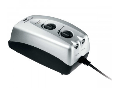 Компрессор Для Аквариума Ferplast (Ферпласт) Airfizz 400 До 200-300л 5вт 200л/ч*2 Двухканальный 