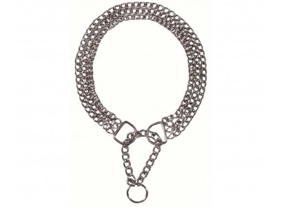 Цепь Для Собак Trixie (Трикси) Тройная с Цугом 55см*2,5мм 2267  