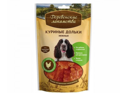 Деревенские Лакомства Для Собак Дольки Куриные 90г 79711205 
