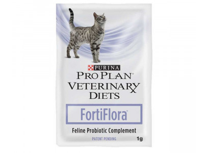 Кормовая Добавка Для Кошек Pro Plan (ПроПлан) Пробиотик FortiFlora Veterinary Diets Purina 1г (1*30)  