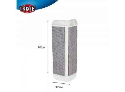Когтеточка Trixie (Трикси) Угловая 32*60см 43435 Светло-Серый 