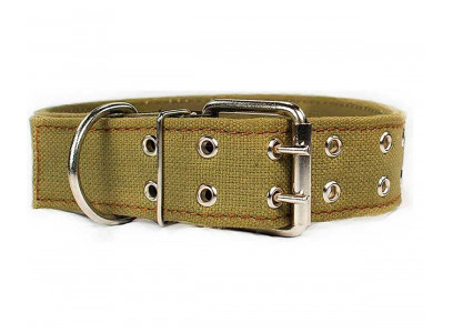 Ошейник Для Собак Крупных Пород и Скота Брава №45 53-70см Брезент 1 Слой Арт116