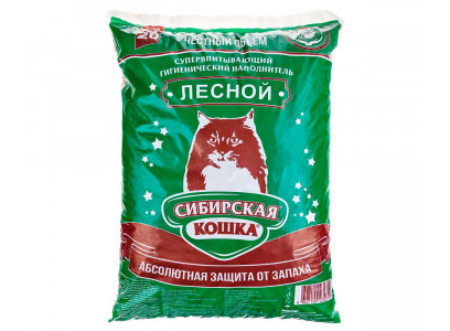 Наполнитель Для Кошачьего Туалета Сибирская Кошка Лесной 20л 