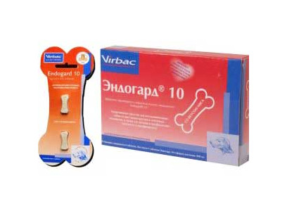 Таблетки Против Глистов Для Собак Эндогард-10 Virbac (1*2) 