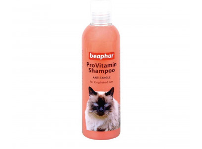Шампунь Для Кошек Beaphar (Беафар) ProVitamin Shampoo От Колтунов с Миндальным Маслом Для Длинношерстных 200мл 18249 