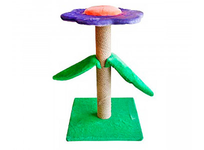 Когтеточка Полка-Цветок Джут 37*37*54см 38074  