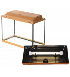 Аквариум AquaPlus (АкваПлюс) STD П72 66л 60*30*40см Дуб Прямоугольный Со Светильником Std 1*15вт 081473 