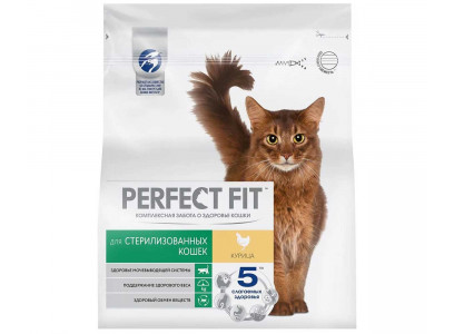 Сухой Корм Perfect Fit (Перфект Фит) Для Стерилизованных Кошек Курица 1,2кг (1*6)  
