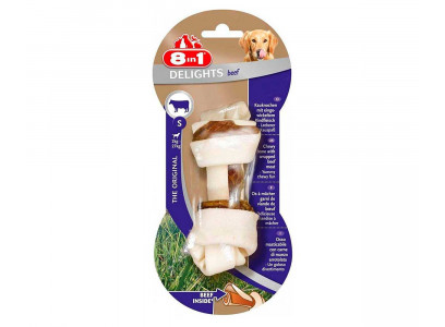 Лакомство Для Собак Мелких Пород Delights (Делайтс) Beef S Косточка Говядина 8in1 11см 