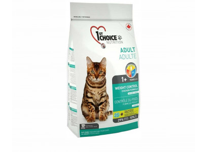 Сухой Корм 1St Choice (Фест Чойс) Для Кастрированных Котов и Стерилизованных Кошек Контроль Веса  Weight Control  2,72г (1*4) 