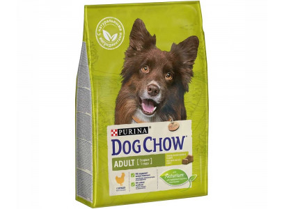 Сухой Корм Dog Chow (Дог Чау) Для Взрослых Собак Всех Пород Курица Adult 2,5кг (1*4)  