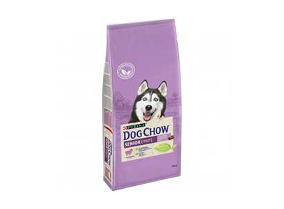 Сухой Корм Dog Chow (Дог Чау) Senior Для Пожилых Собак Старше 9 Лет Ягненок 14кг  