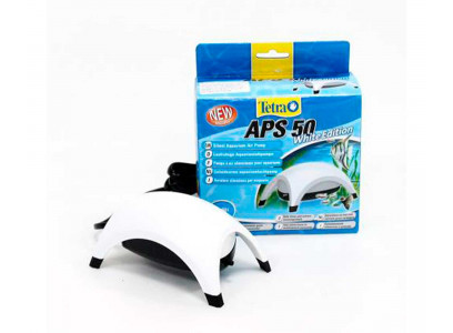 Компрессор Для Аквариума Tetra (Тетра) APS 50 Белый До 10-60л 50л/ч Одноканальный 212404 