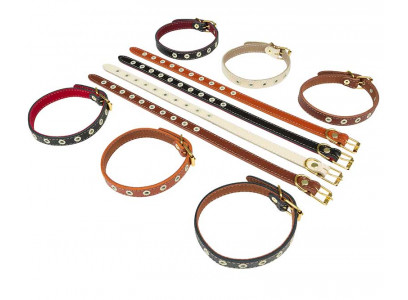 Ошейник Для Собак BraVa (Брава) 1,4см с Подкладом с Блочкой №14 Арт007 