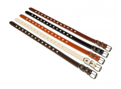 Ошейник Для Собак Брава №20 1 Слой с Блочкой Арт012 