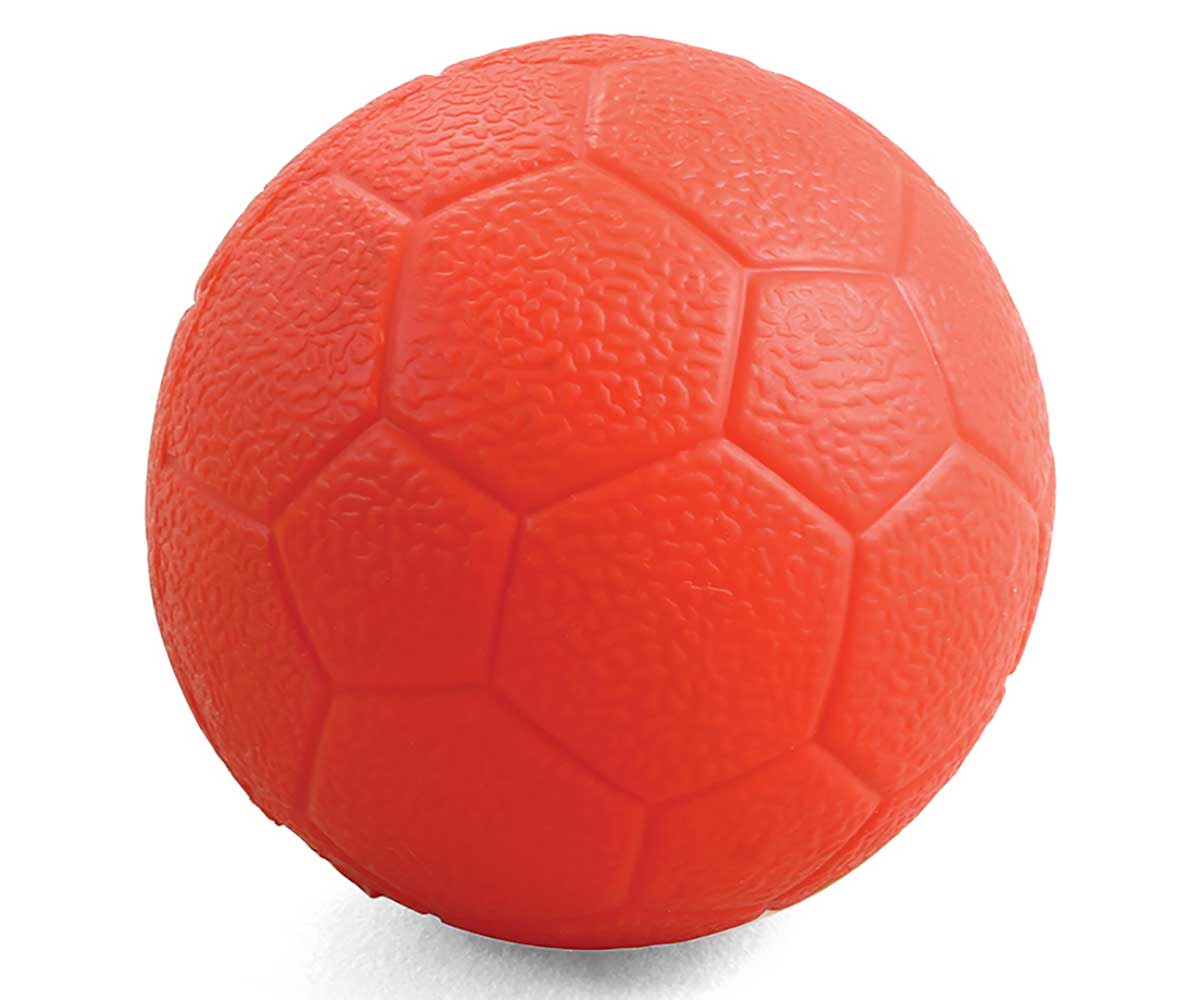 Игрушка для собак из резины мяч футбольный, d75 мм