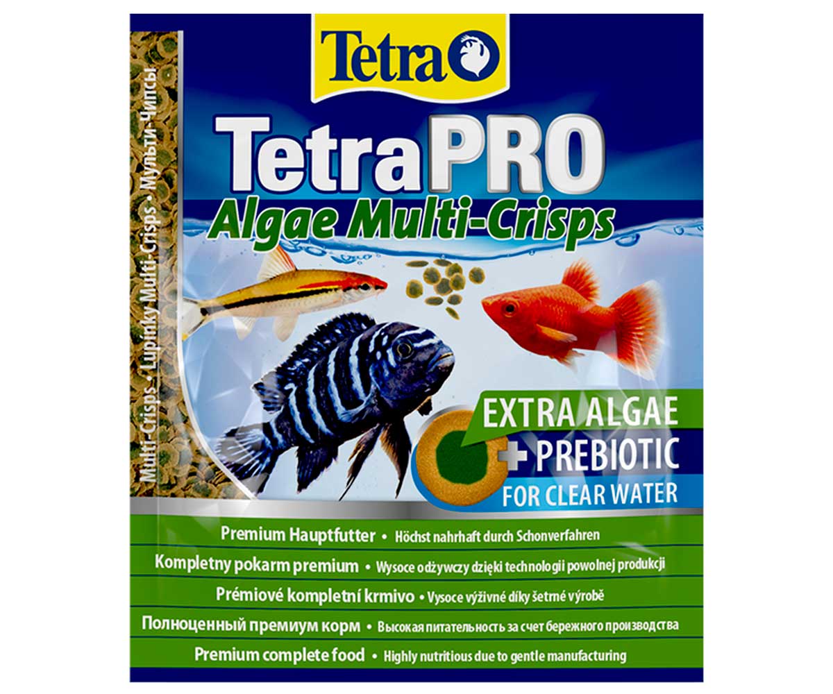 Корм Tetra Pro algae. Tetra Pro algae crisps 100мл.