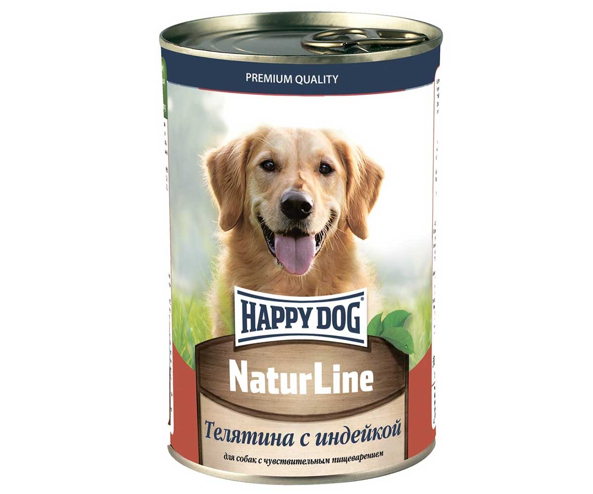 Хэппи дог 410г телятина. Happy Dog NATURLINE конс 970гр д/соб телятина/овощи. Корма Хэппи дог для собак. Корм для собак Happy Dog NATURLINE телятина с овощами 5шт. Х 400г. Корм для сердца для собак