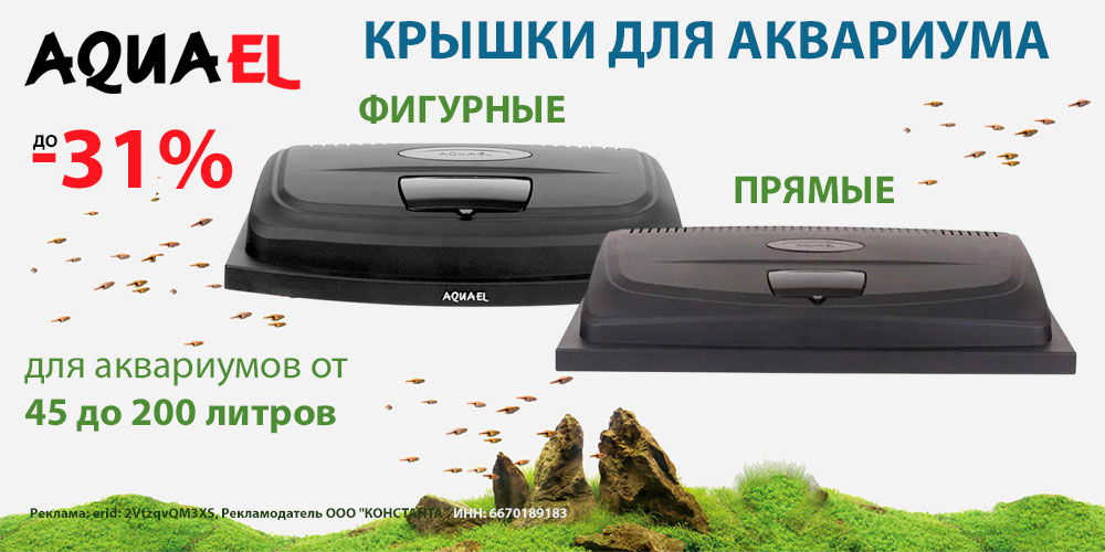 Акция на крышки для аквариумов Aquael. Скидка до 31%