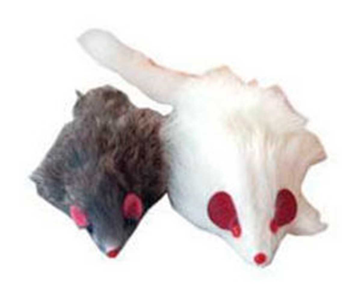 Игрушка Для Кошек Мышь с Длинным Мехом 12,5см Hwt010 (1*6)