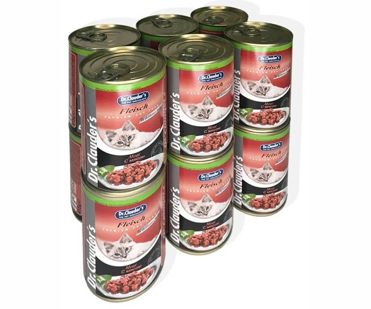 Консервы Dr.Clauder`s (Доктор Клаудер) Для Кошек Мясо Premium Cat Food Meat 415г