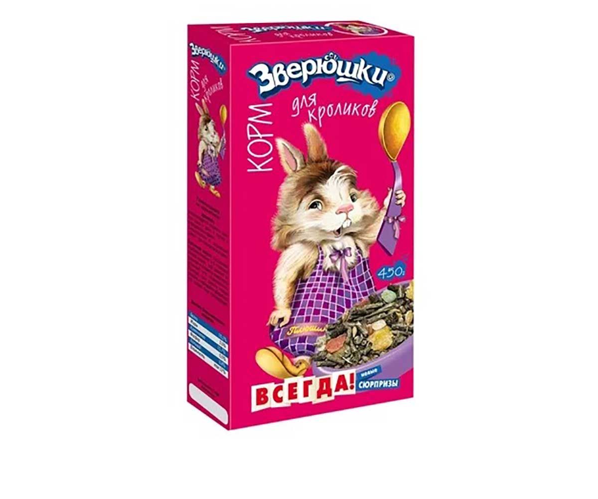 Корм Для Кроликов Зверюшки Зоомир 450г