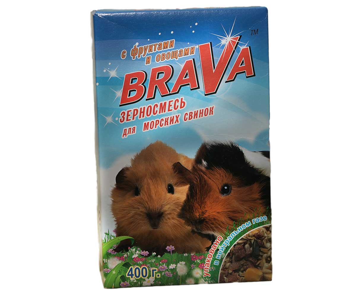 Корм Для Морских Свинок Brava (Брава) Фрукты и Овощи 400г