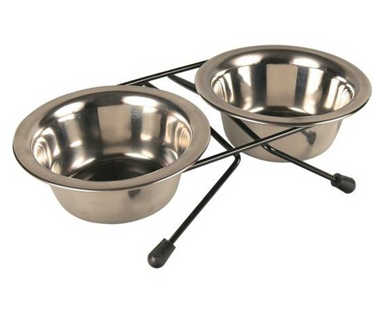 Подставка с Мисками Для Собак и Кошек Trixie (Трикси) 2*0,2л 24830к