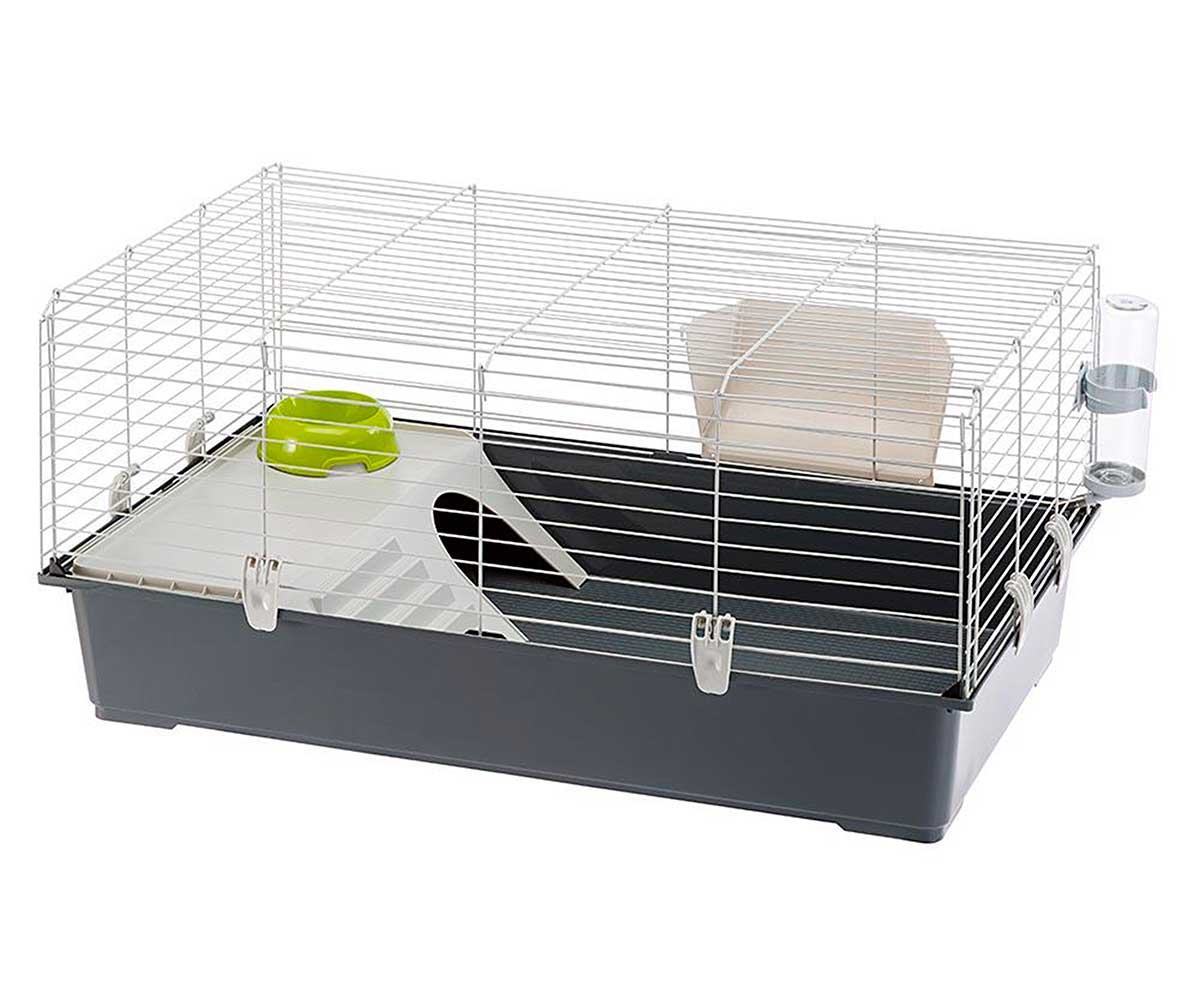 Клетка Для Кроликов Ferplast (Ферпласт) Rabbit 100 New 95*57*46см Цветная Бюджет