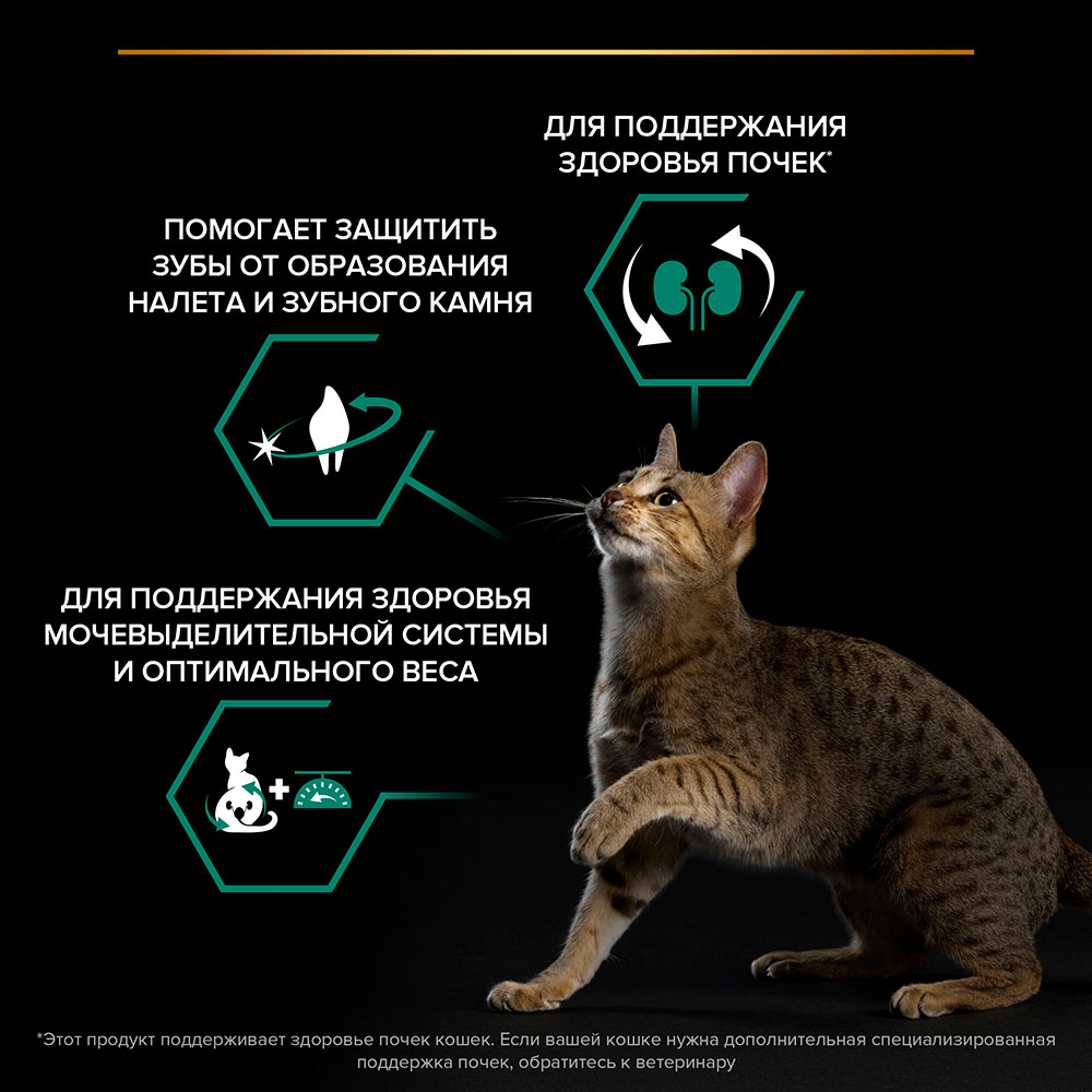 Сухой Корм Pro Plan (ПроПлан) Для Кастрированных Котов и Стерилизованных Кошек Индейка Sterilised Renal Plus Turkey 3кг (1*4)