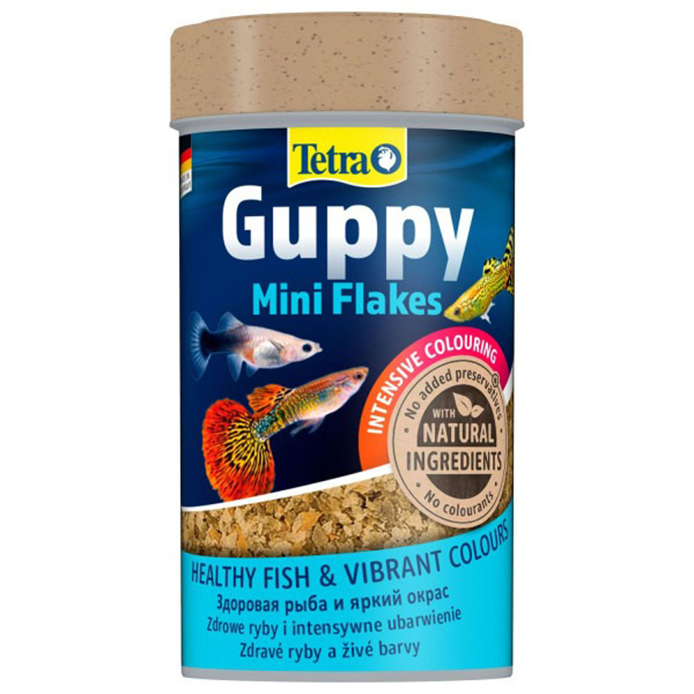 Корм Для Рыб Tetra (Тетра) Guppy Flakes Для Гуппи Хлопья 100мл 197213