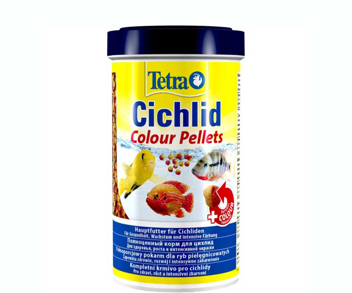 Корм Для Рыб Tetra (Тетра) Cichlid Colour Гранулы Для Цихлид 500мл 197343