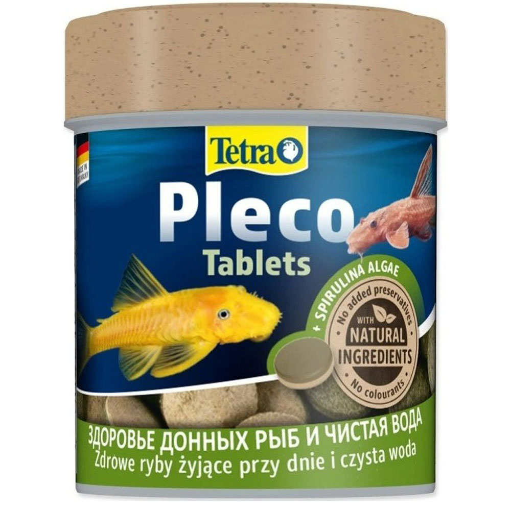 Корм Для Рыб Tetra (Тетра) Pleco Tablets Таблетки Для Донных Рыб и Раков 120таб 199217
