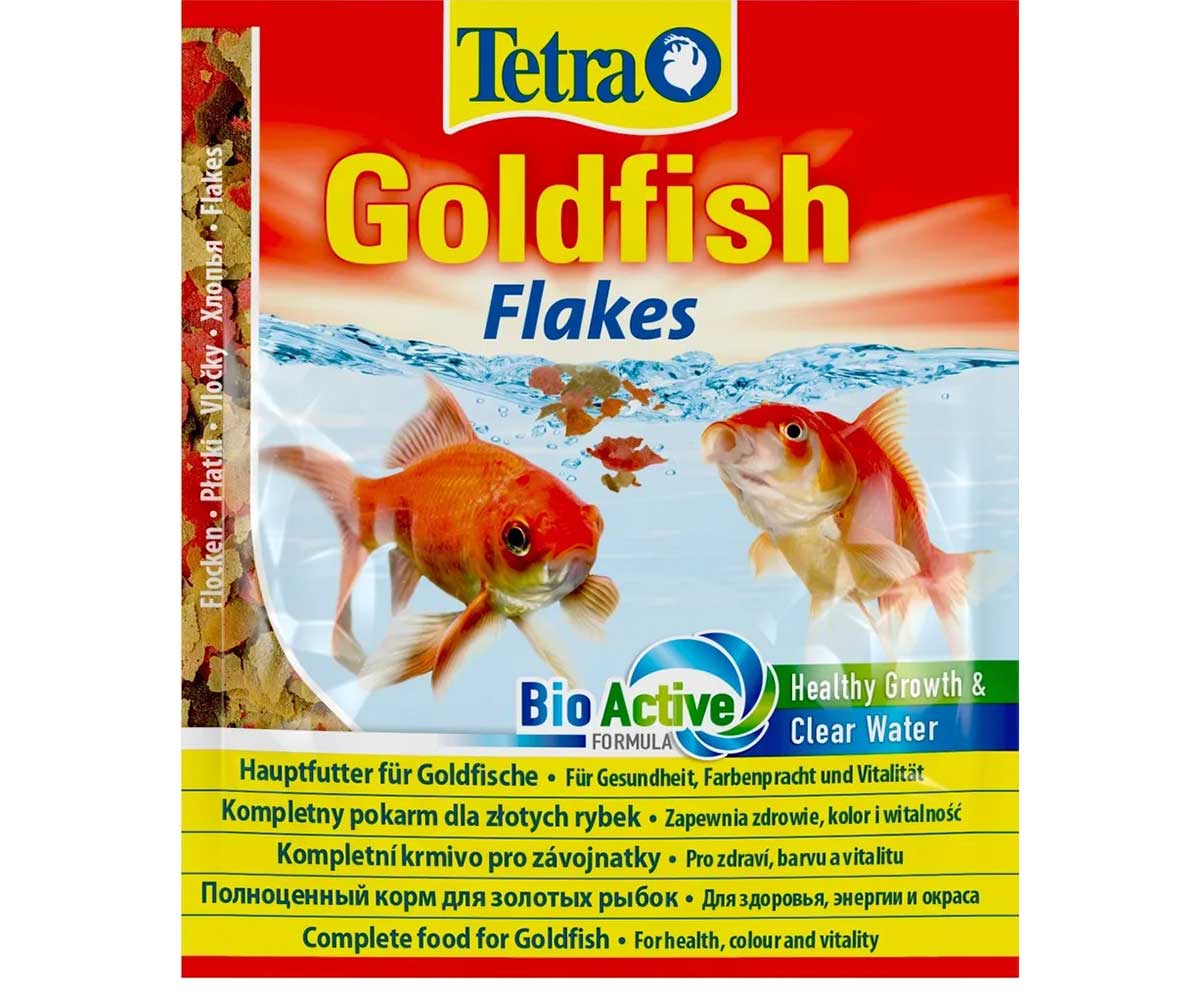 Корм Для Рыб Tetra (Тетра) Goldfish Flakes Хлопья Для Золотых Рыб 12г 766389